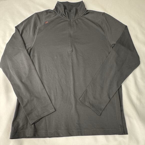 Rhone Session 1/4 Zip Performance Pullover Shirt Polartec Mens M GreyH - Picture 1 of 9